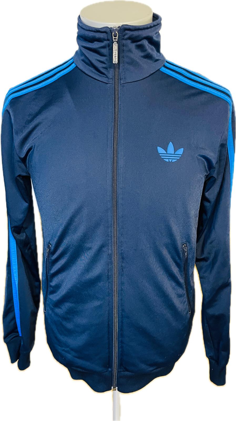 Adidas Trainingsjacke Firebird Superstar Model in Blau Herren Gr. S oder Damen Gr. M Run DMC Hip Hop Vintage retro