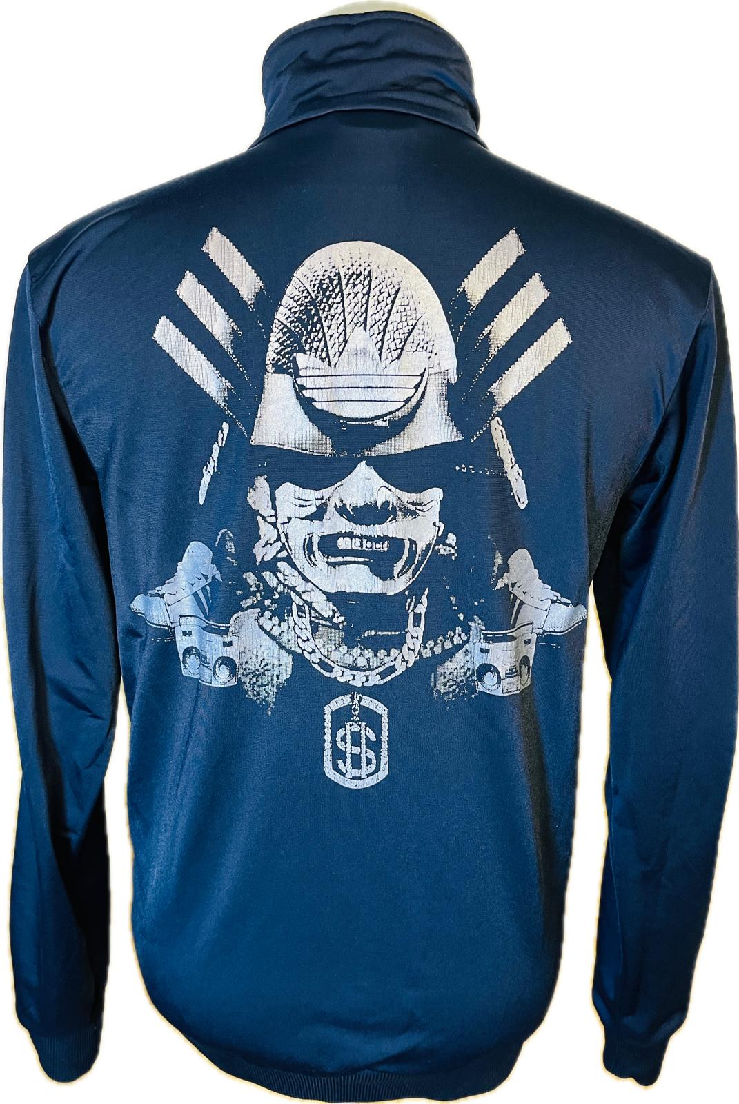 Adidas Trainingsjacke Firebird Superstar Model in Blau Herren Gr. S oder Damen Gr. M Run DMC Hip Hop Vintage retro
