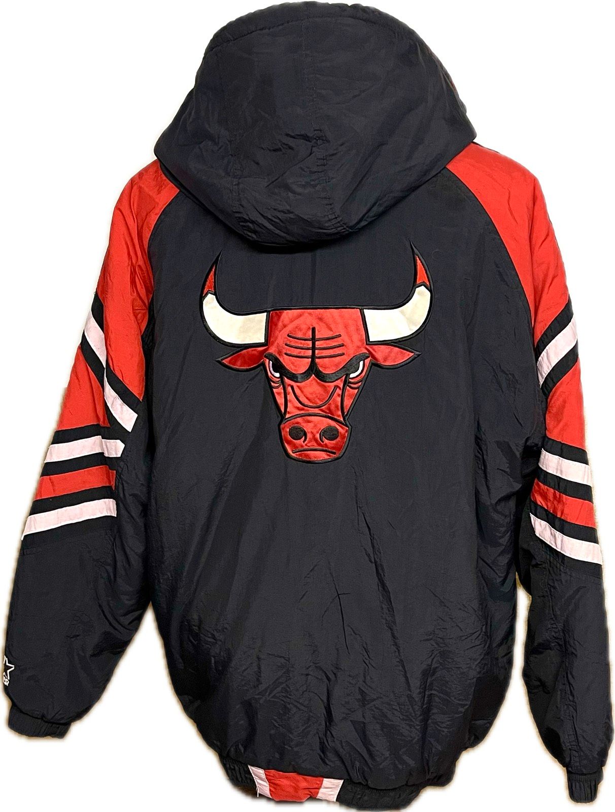 starter chicago bulls jacke winterjacke parka vintage jordan retro NBA selten L schwarz