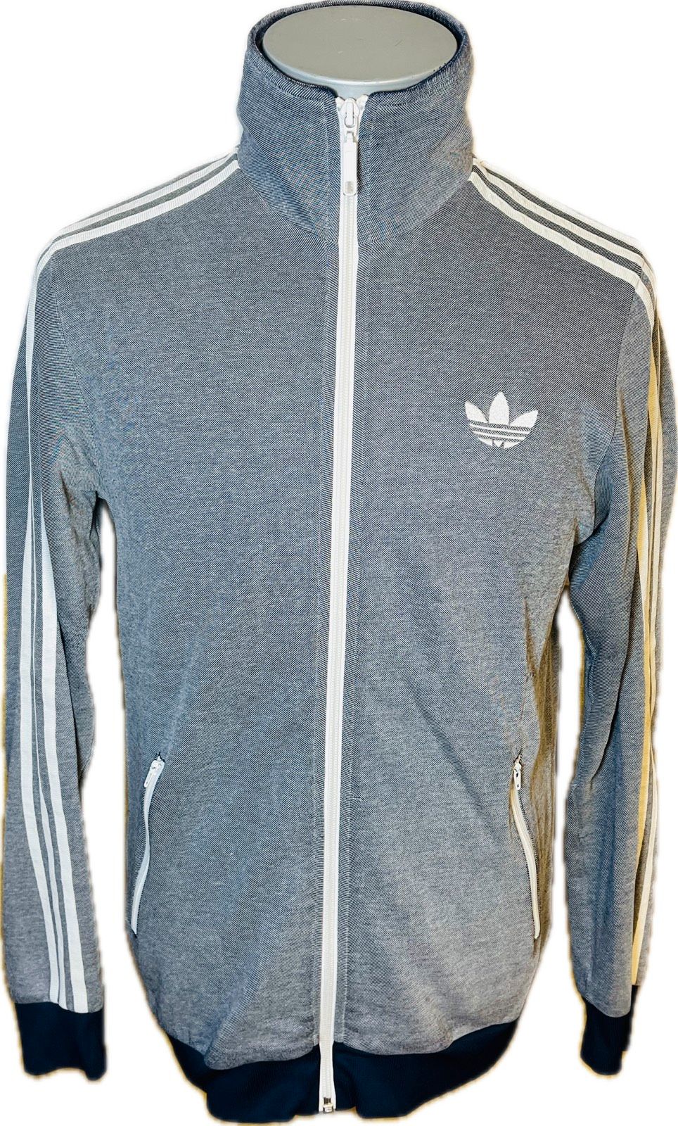 adidas trainingsjacke firebird herren Grau m retro vintage freizeitjacke