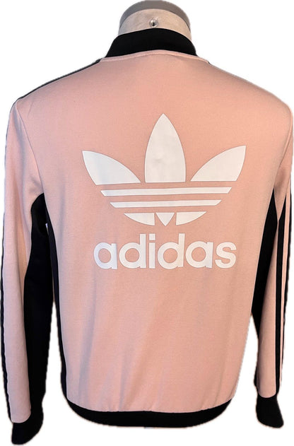 adidas trainingsjacke freizeitjacke Damen größe s creme rosa selten