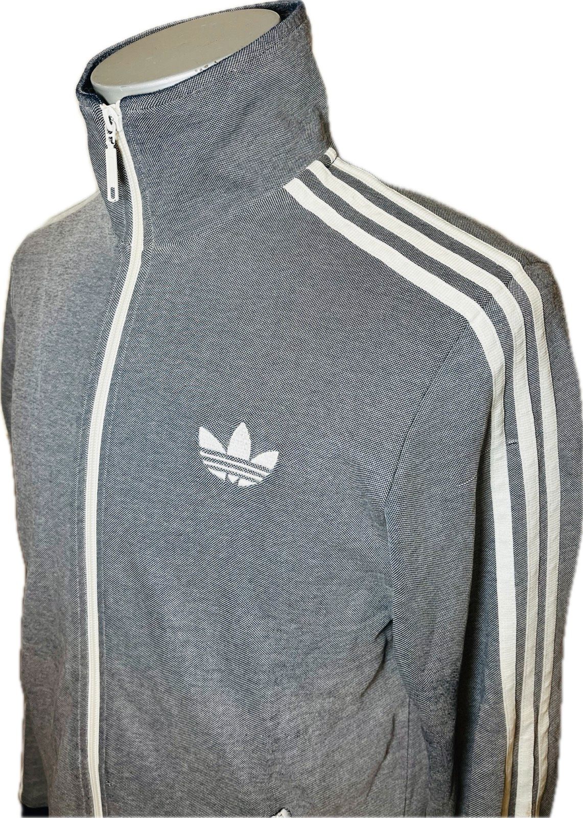 adidas trainingsjacke firebird herren Grau m retro vintage freizeitjacke