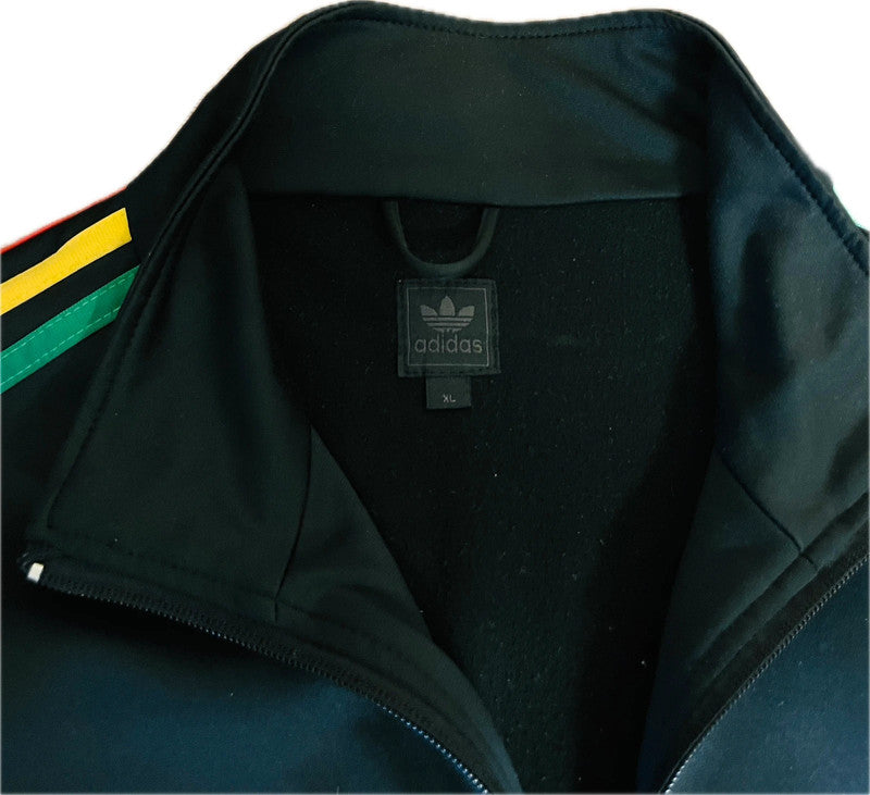 adidas trainingsjacke firebird herren schwarz jamaica xl retro vintage freizeitjacke