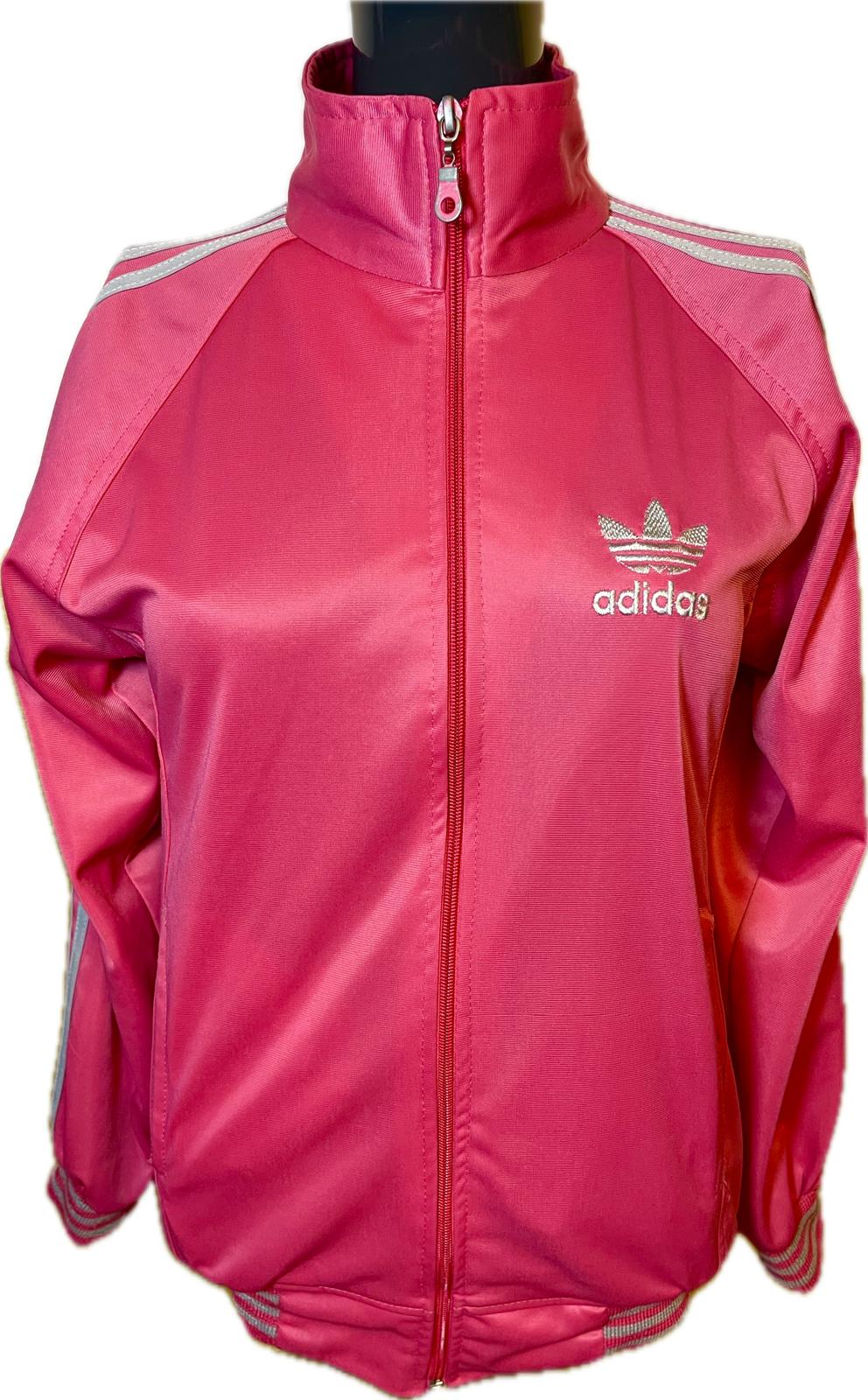 adidas trainingsjacke freizeitjacke Damen vintage retro Pink 90s