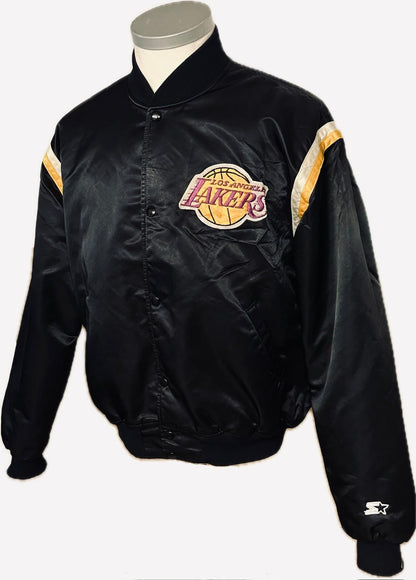 starter los angeles lakers jacke bomberjacke vintage LA retro NBA Collegejacke selten