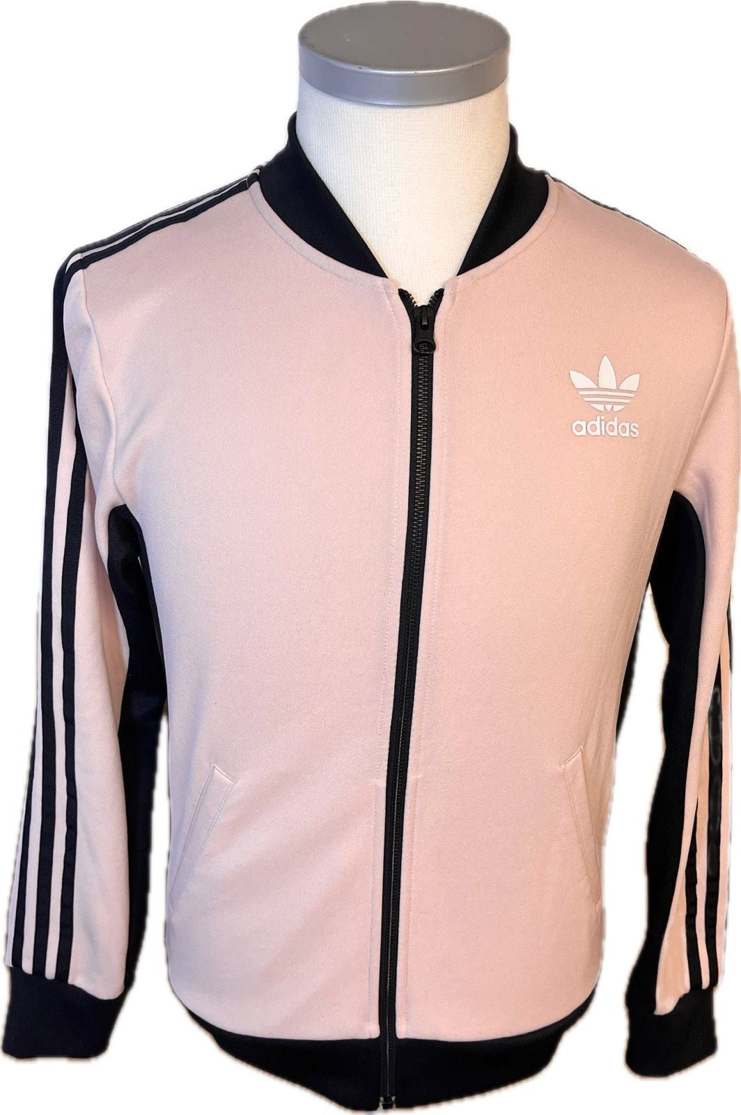 adidas trainingsjacke freizeitjacke Damen größe s creme rosa selten